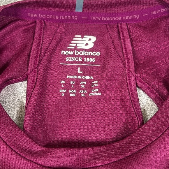 New Balance Athletic Women's Long Sleeve Top in Purple - Picture 5 of 7